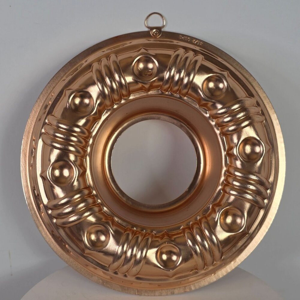 Vintage Copper Jello Mold 3 1/2 Cups Tin Lined Copper Over Aluminum Wall Hanging